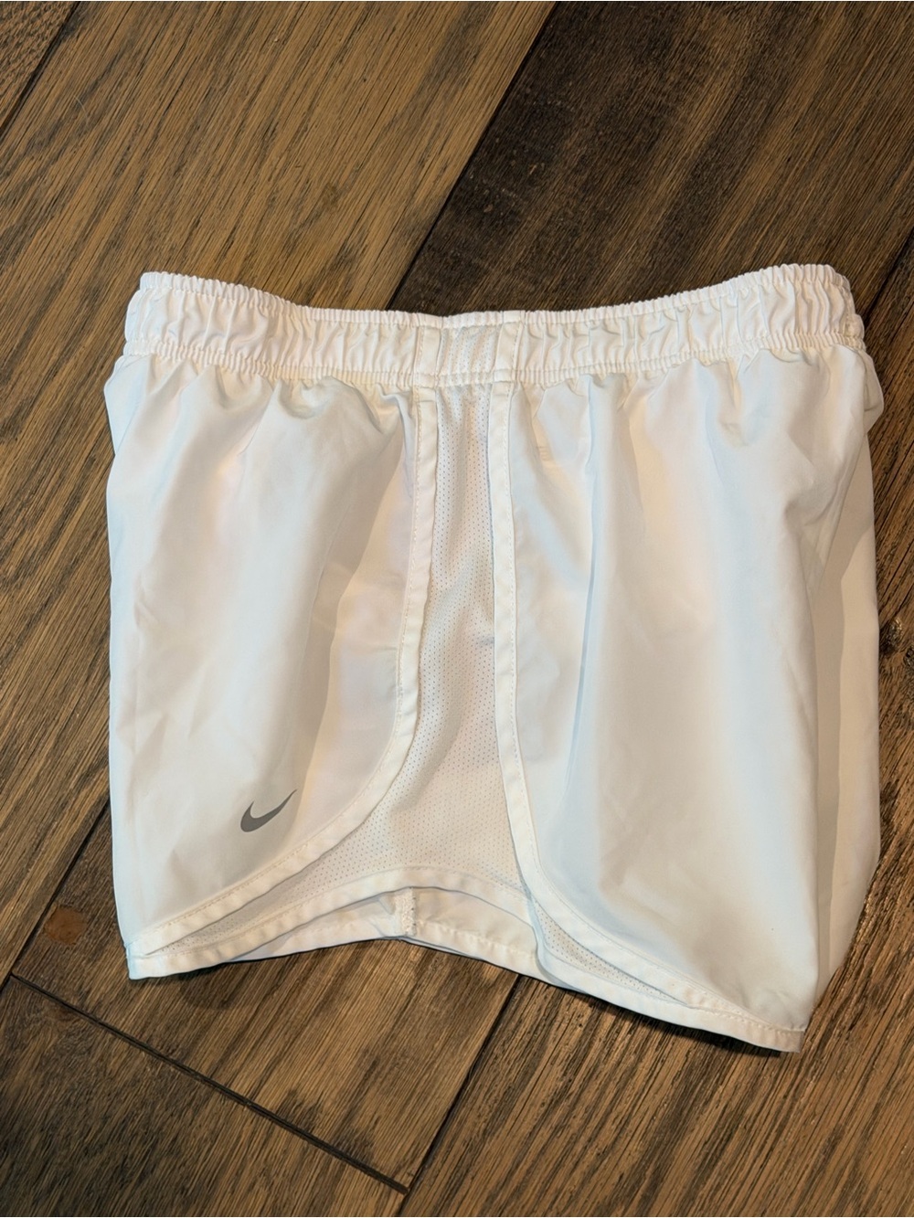 Nike Women's Dri Fit White Athletic Running Shorts sz S
